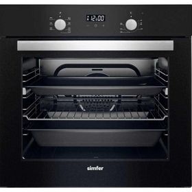 Simfer 7327 Siyah Cam Fırın