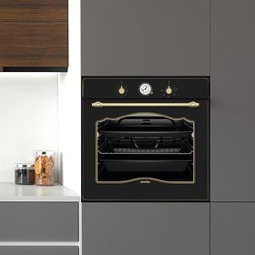 Simfer 7349 Siyah 8 Fonksiyon Ankastre Multi Turbo Fırın