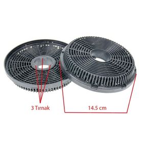 Simfer 8625 MF Uyumlu Davlumbaz Aspiratör Karbon Filtresi