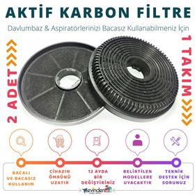 Simfer 8668 SM Davlumbaz Karbon Filtresi