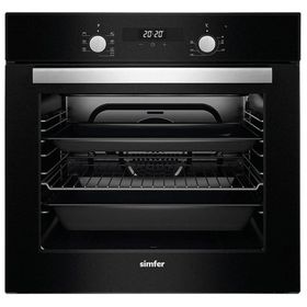 Simfer AF 7327 - AD 8658 - AO 3500 Siyah Ankastre Set