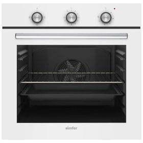 Simfer SB8202 Beyaz Cam Diamond 4 Programlı Power Turbo 60 lt Krem Ankastre Fırın