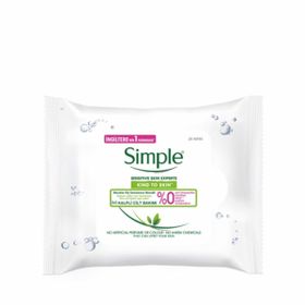Simple 25 Adet Micellar Yüz Temizleme Mendili