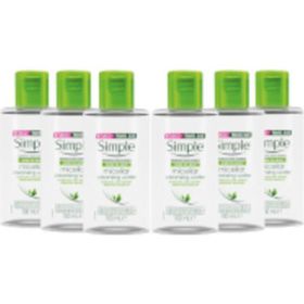 Simple 6x100 ml Micellar Makyaj Temizleme Suyu