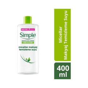 Simple Kind To Skin 400 ml Micellar Makyaj Temizleme Suyu