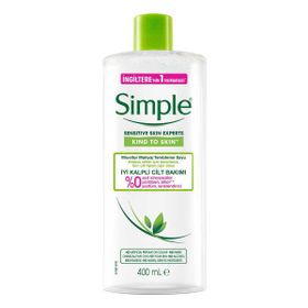 Simple Kind To Skin 400 ml Micellar Makyaj Temizleme Suyu