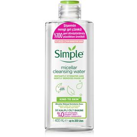 Simple Kind To Skin 400 ml Micellar Makyaj Temizleme Suyu