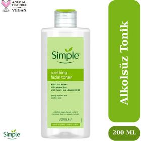 Simple Kind to Skin Yatıştırıcı 200 ml Yüz Tonik