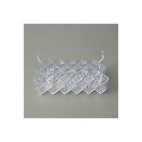 Simple Living 22x8x14 cm Şeffaf 22 Bölmeli Rujluk Organizer