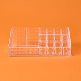 Simple Living Diamond Şeffaf 23x13x9 cm Klasik Organizer