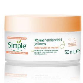 Simple Protect and Glow 50 ml Nemlendirici Jel Krem