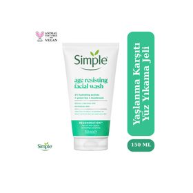 Simple Regeneration Yaşlanma Karşıtı 150 ml Yüz Yıkama Jeli
