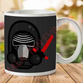 Simpler Kylo Ren Ben Solo Star Wars Baskılı Kupa