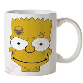 Simpson Bart Portre Baskılı Kupa Bardak