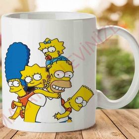 Simpson İki Tarafı Baskılı Kupa