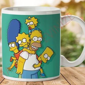Simpson İki Tarafı Baskılı Kupa