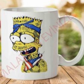 Simpson İki Tarafı Baskılı Kupa