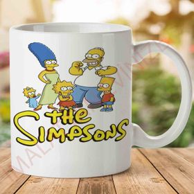 Simpsons Ailesi Baskılı Kupa Bardak