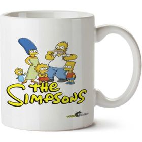 Simpsons Ailesi Baskılı Kupa Bardak