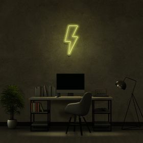 Şimşek Neon Led Duvar Yazısı Dekoratif Duvar Aydınlatması Gece Lambası