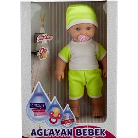 Şimşek Toys Yeşil Şimşek Emzikli Ağlayan Bebek