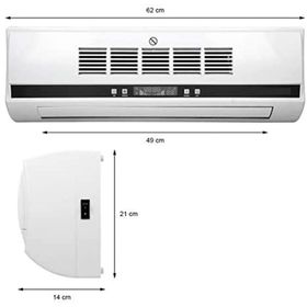 Simtech KM 1718 Duvar Tipi Beyaz Vantilatör