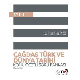 Simya Yayınları 12. Sınıf Çağdaş Türk ve Dünya Tarihi Ayt 2 Konu Özetli Soru Bankası