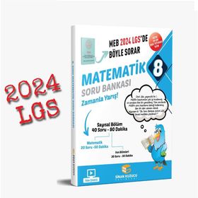 Sinan Kuzucu 2024 Lgs Meb Böyle Sorar Matematik Soru Bankası