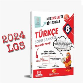 Sinan Kuzucu Yayınları 8.Sınıf MEB Böyle Sorar Türkçe Soru Bankası 2022