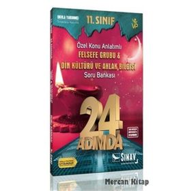 Sınav 11.Sınıf 24 Adımda Felsefe Grubu Din Kültürü ve Ahlak Bilgisi Soru Bankası
