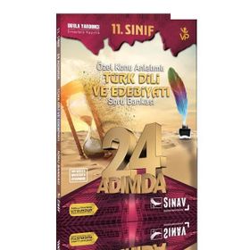 Sınav 11.Sınıf Türk Dili ve Edebiyatı 24 Adımda Özel Konu Anlatımlı Soru Bankası - Kolektif