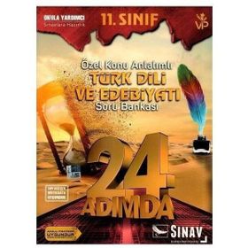Sınav 11.Sınıf Türk Dili ve Edebiyatı 24 Adımda Özel Konu Anlatımlı Soru Bankası - Kolektif