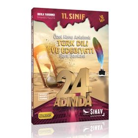 Sınav 11.Sınıf Türk Dili ve Edebiyatı 24 Adımda Özel Konu Anlatımlı Soru Bankası - Kolektif
