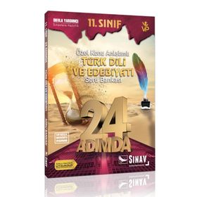 Sınav 11.Sınıf Türk Dili ve Edebiyatı 24 Adımda Özel Konu Anlatımlı Soru Bankası - Kolektif