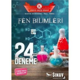 Sınav 8. Sınıf LGS Fen Bilimleri 24 Ayar Deneme Sınav Dergisi Yayınları