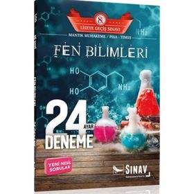 Sınav 8. Sınıf LGS Fen Bilimleri 24 Ayar Deneme Sınav Dergisi Yayınları