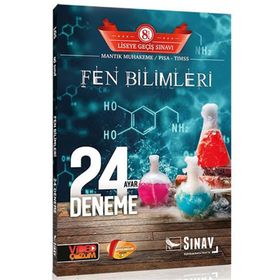 Sınav 8. Sınıf LGS Fen Bilimleri 24 Ayar Deneme Sınav Dergisi Yayınları