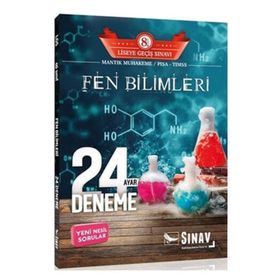 Sınav 8. Sınıf LGS Fen Bilimleri 24 Ayar Deneme Sınav Dergisi Yayınları
