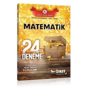 Sınav 8. Sınıf LGS Matematik 24 Deneme Sınav Dergisi Yayınları