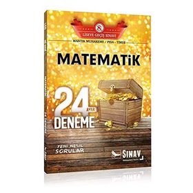 Sınav 8. Sınıf LGS Matematik 24 Deneme Sınav Dergisi Yayınları