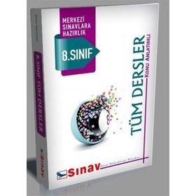 Sınav 8. Sınıf Tüm Dersler Konu Anlatımlı Sınav Dergisi Yayınları