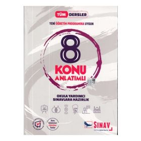 Sınav 8. Sınıf Tüm Dersler Konu Anlatımlı Sınav Dergisi Yayınları