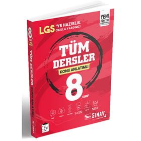 Sınav 8. Sınıf Tüm Dersler Konu Anlatımlı Sınav Dergisi Yayınları