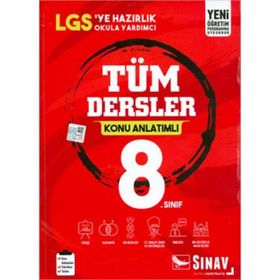 Sınav 8. Sınıf Tüm Dersler Konu Anlatımlı Sınav Dergisi Yayınları