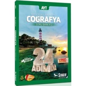 Sınav AYT Coğrafya 24 Adımda Özel Konu Anlatımlı Soru Bankası Sınav Dergisi Yayınları