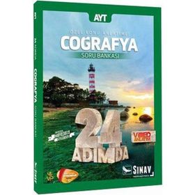 Sınav AYT Coğrafya 24 Adımda Özel Konu Anlatımlı Soru Bankası Sınav Dergisi Yayınları