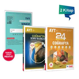 Sınav AYT Coğrafya 24 Adımda Özel Konu Anlatımlı Soru Bankası Sınav Dergisi Yayınları