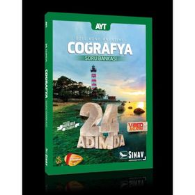 Sınav AYT Coğrafya 24 Adımda Özel Konu Anlatımlı Soru Bankası Sınav Dergisi Yayınları