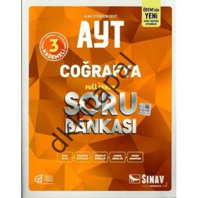 Sınav AYT Coğrafya Full Çeken Soru Bankası