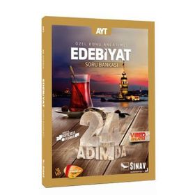 Sınav AYT Edebiyat 24 Adımda Özel Konu Anlatımlı Soru Bankası Sınav Dergisi Yayınları